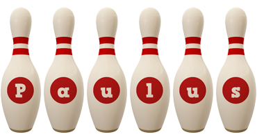 Paulus bowling-pin logo