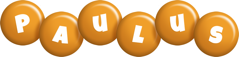 Paulus candy-orange logo