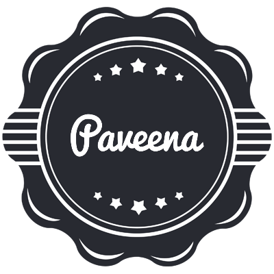 Paveena badge logo