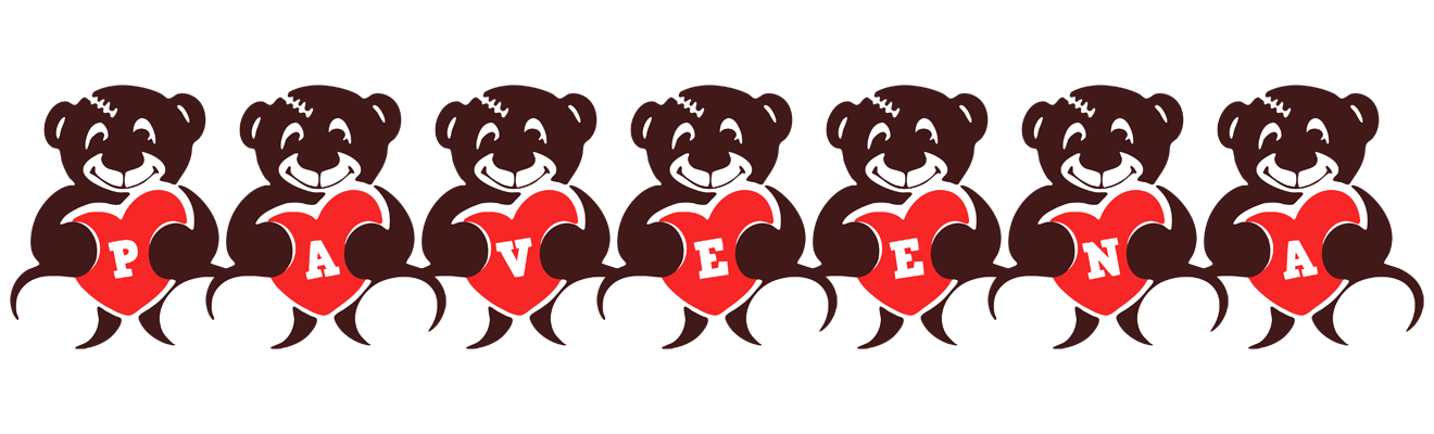 Paveena bear logo