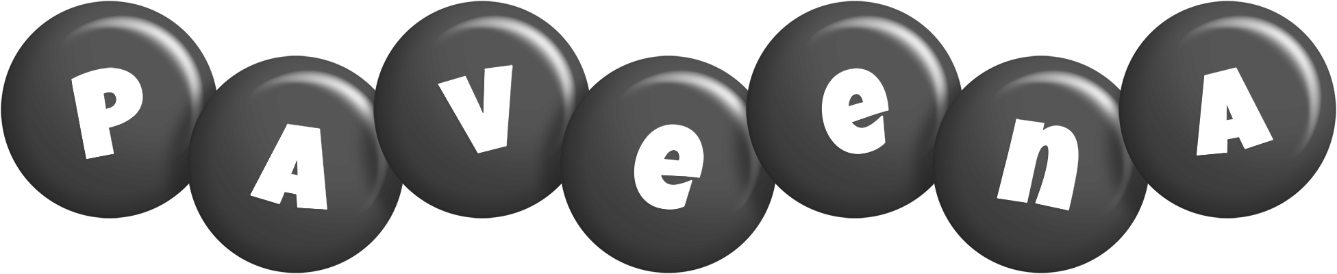 Paveena candy-black logo