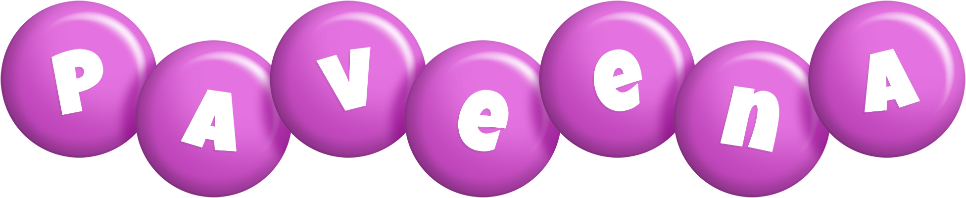 Paveena candy-purple logo