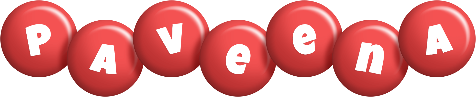 Paveena candy-red logo