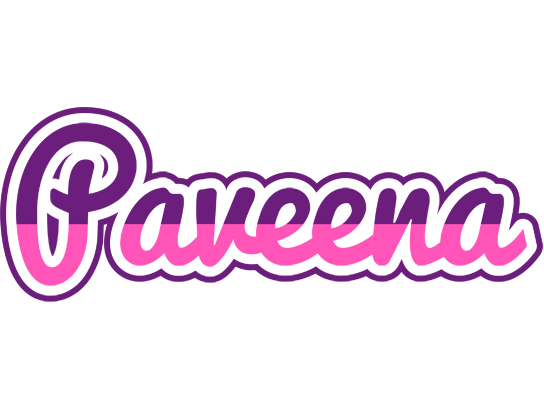 Paveena cheerful logo