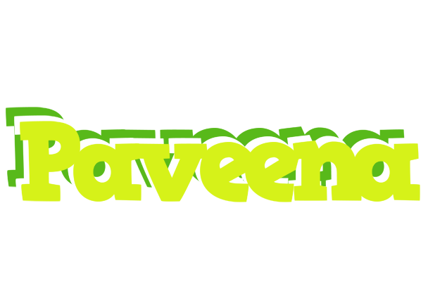 Paveena citrus logo