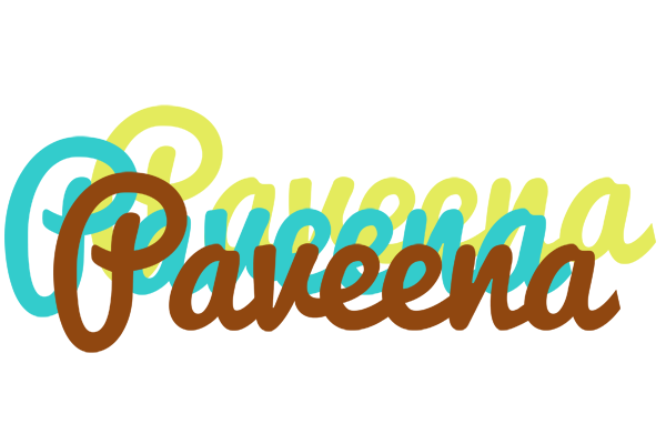 Paveena cupcake logo