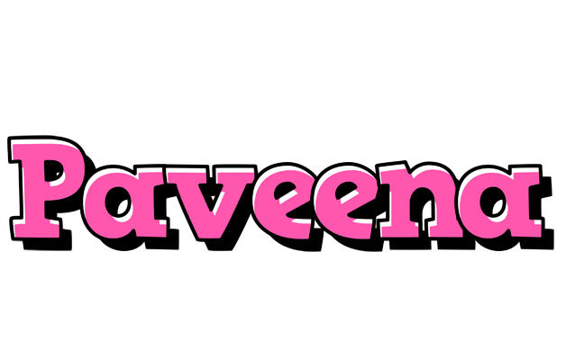 Paveena girlish logo