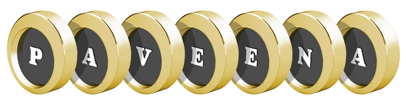 Paveena gold logo