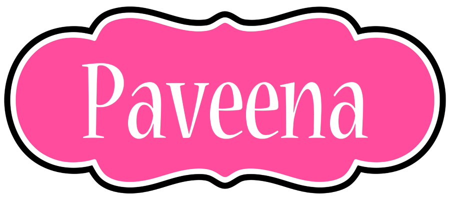 Paveena invitation logo