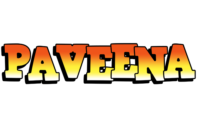 Paveena sunset logo