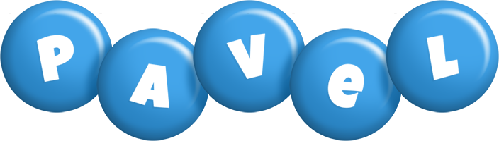 Pavel candy-blue logo