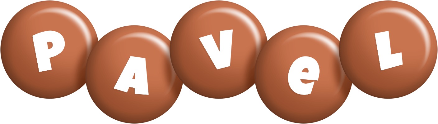Pavel candy-brown logo