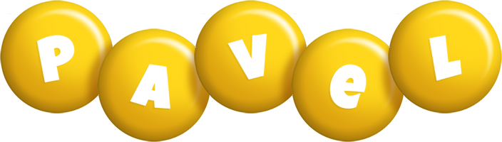 Pavel candy-yellow logo
