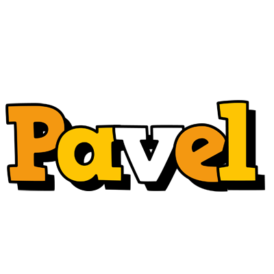 Pavel cartoon logo