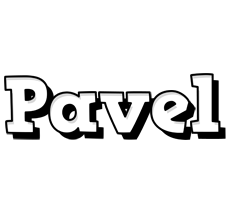 Pavel snowing logo