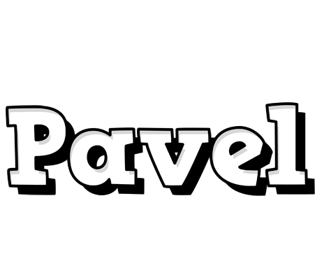 Pavel snowing logo