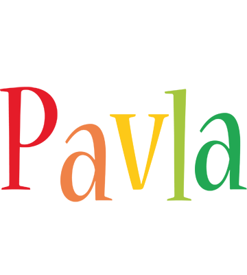 Pavla birthday logo