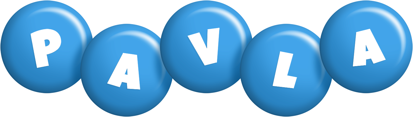 Pavla candy-blue logo