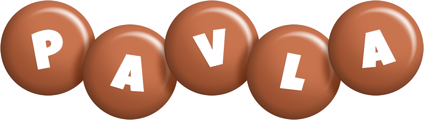 Pavla candy-brown logo