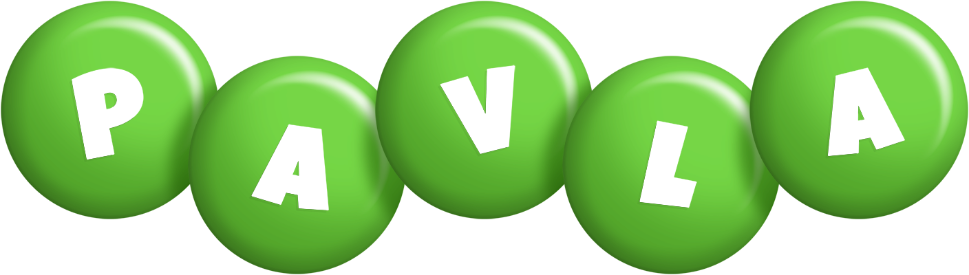 Pavla candy-green logo
