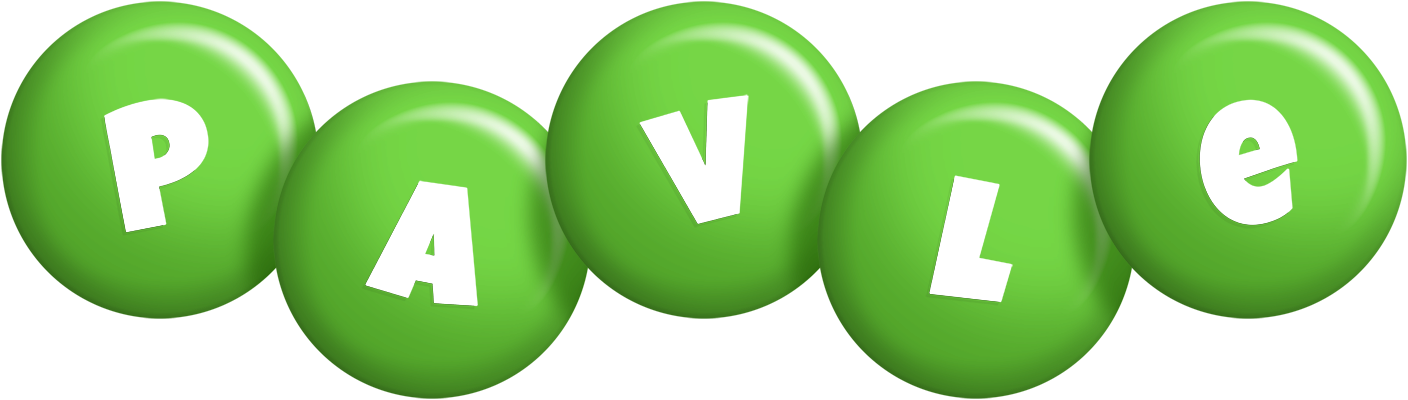 Pavle candy-green logo