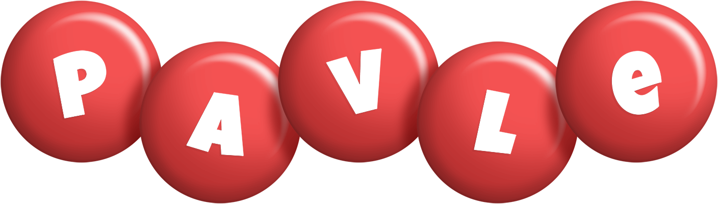 Pavle candy-red logo