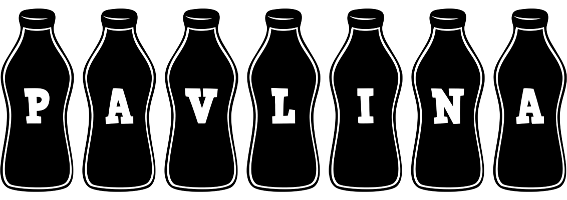 Pavlina bottle logo