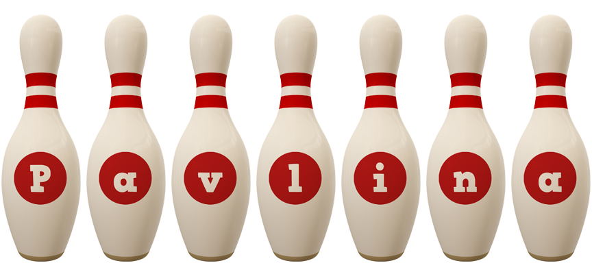 Pavlina bowling-pin logo