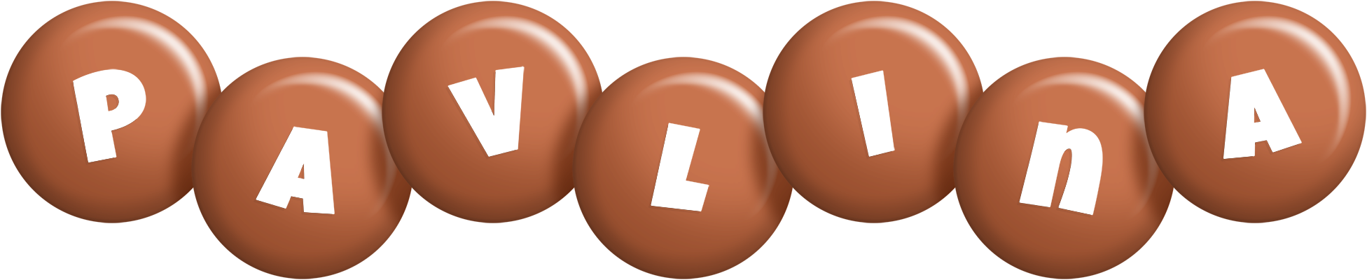 Pavlina candy-brown logo