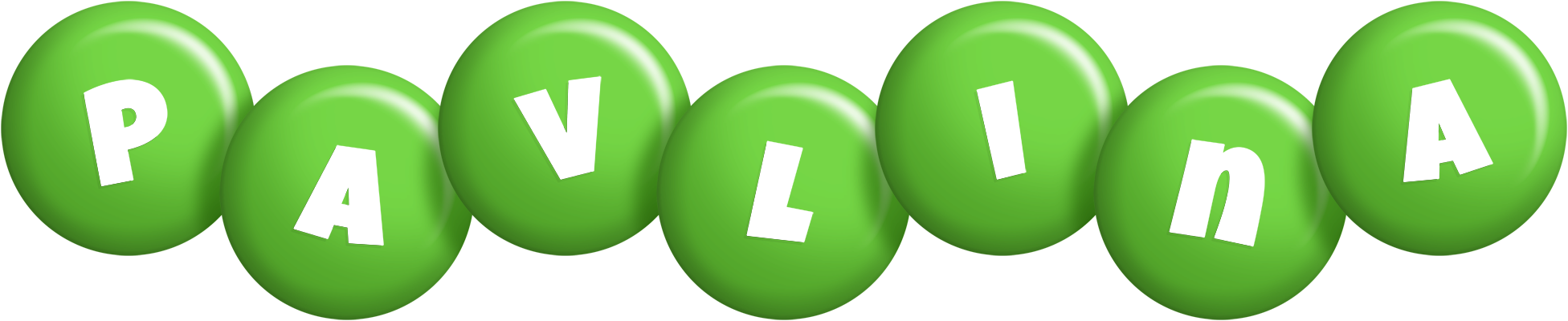 Pavlina candy-green logo