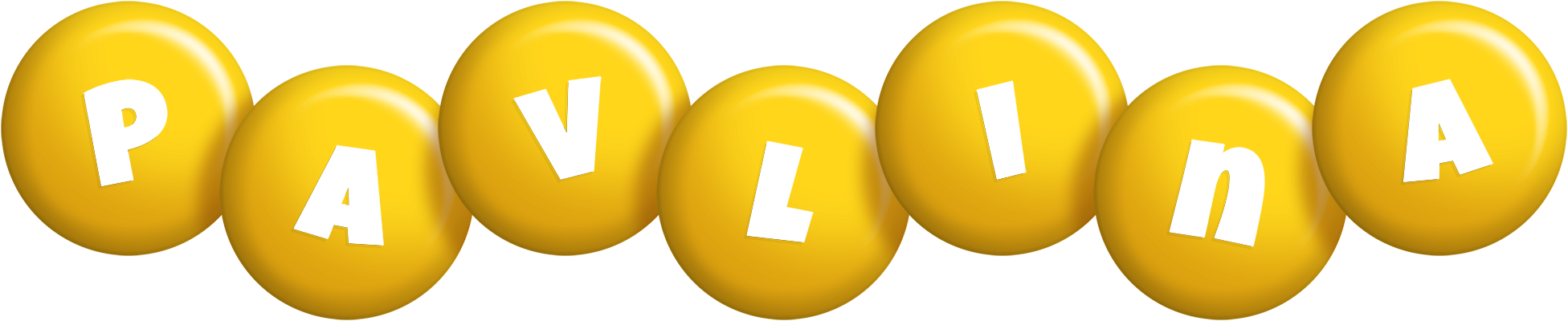 Pavlina candy-yellow logo