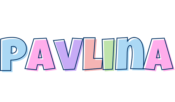 Pavlina pastel logo