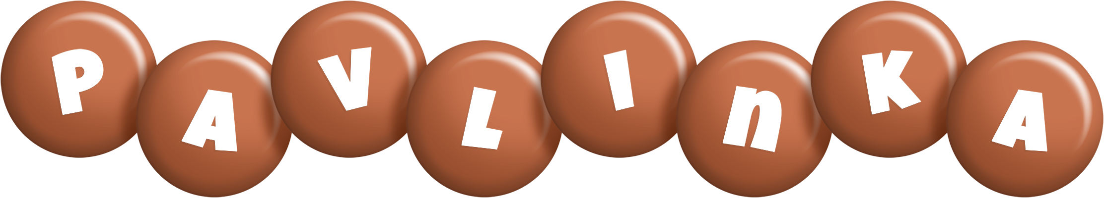 Pavlinka candy-brown logo