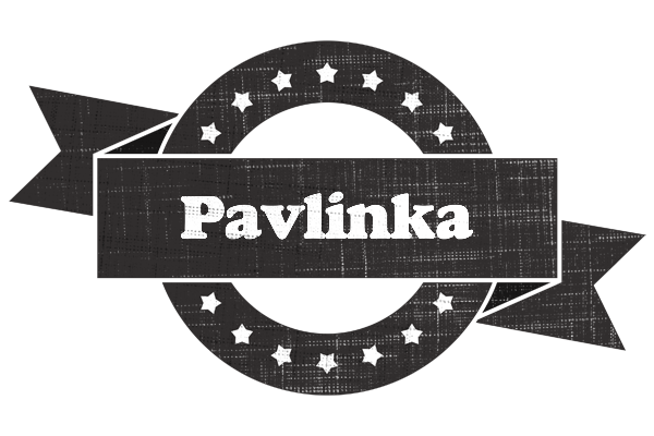 Pavlinka grunge logo