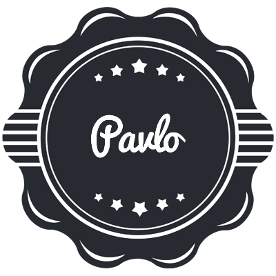 Pavlo badge logo