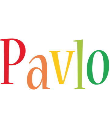 Pavlo birthday logo