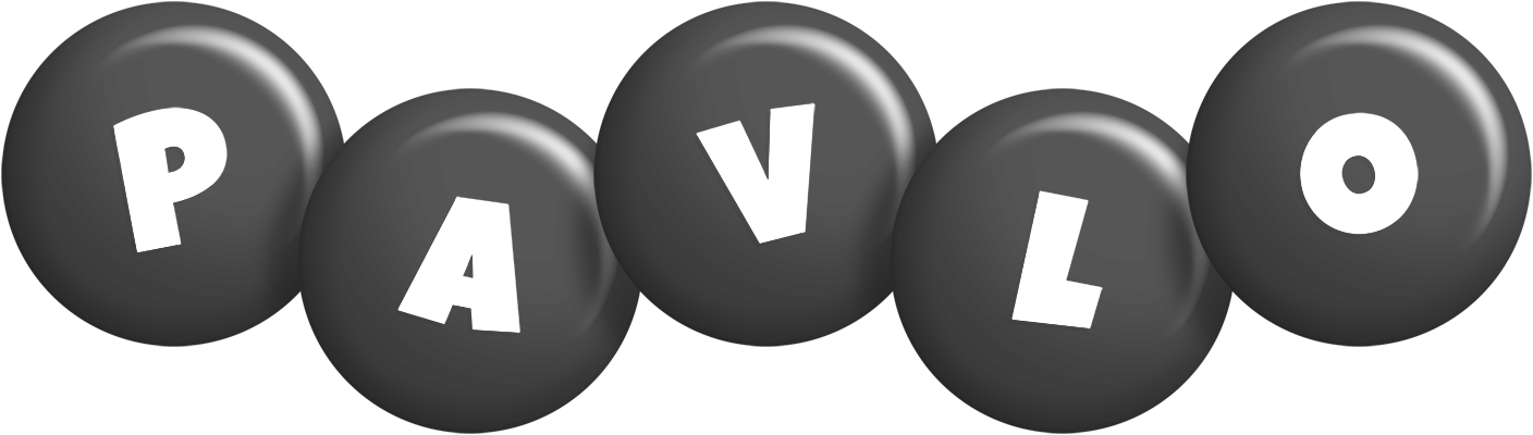 Pavlo candy-black logo