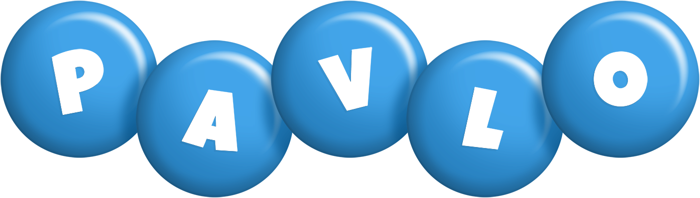 Pavlo candy-blue logo