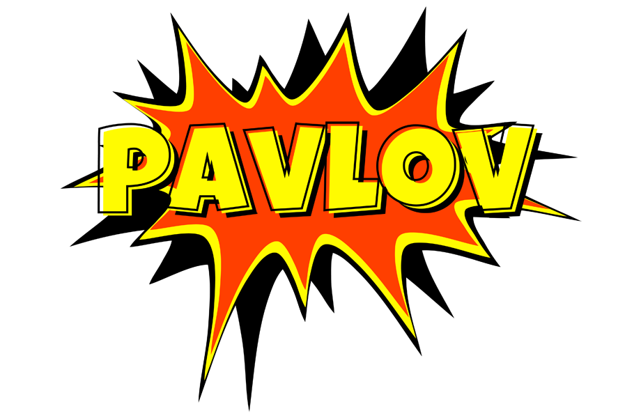 Pavlov bazinga logo