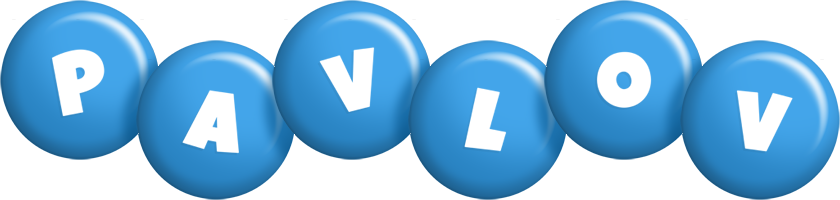 Pavlov candy-blue logo