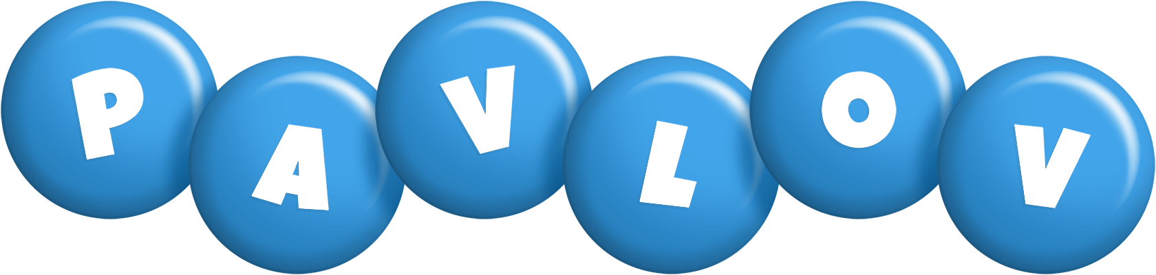 Pavlov candy-blue logo