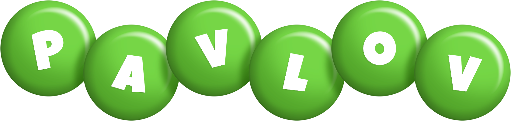 Pavlov candy-green logo