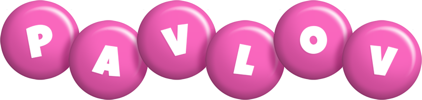 Pavlov candy-pink logo