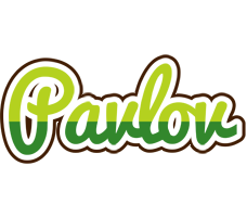 Pavlov golfing logo