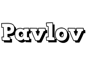 Pavlov snowing logo