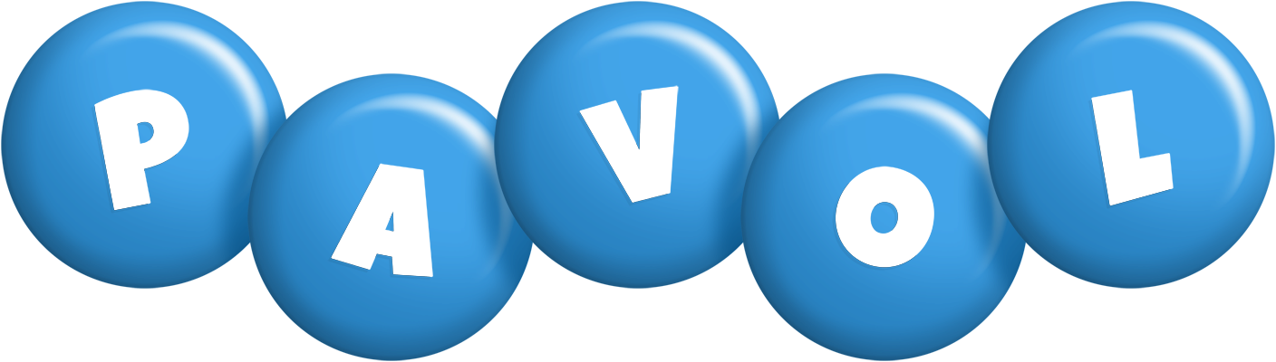 Pavol candy-blue logo