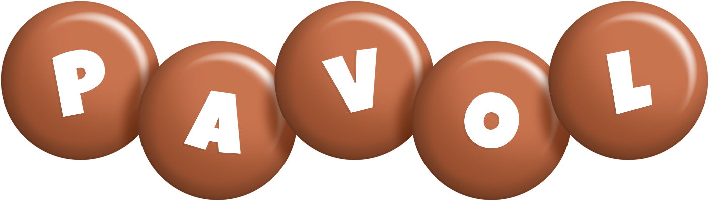 Pavol candy-brown logo