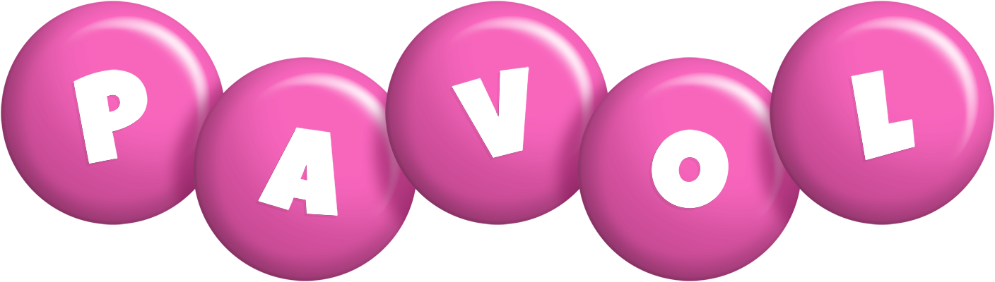 Pavol candy-pink logo