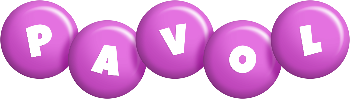 Pavol candy-purple logo