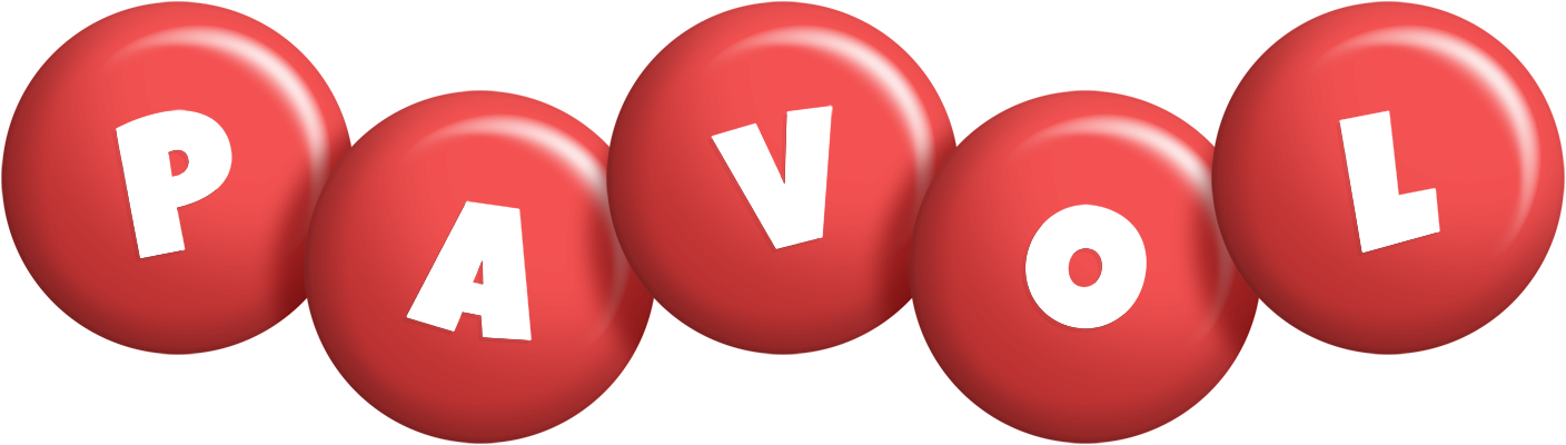 Pavol candy-red logo